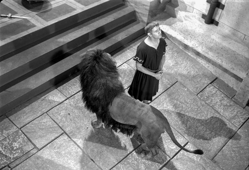 A scene from Androcles and the Lion Photo Print - Item # VARCEL702856