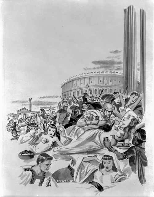 Concept art from Androcles And the Lion Photo Print - Item # VARCEL702925