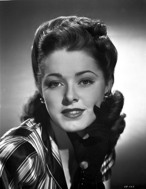 Eleanor Parker on a Printed Top Portrait Photo Print - Item # VARCEL702948