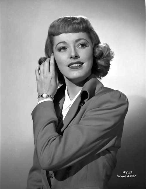 Eleanor Parker on a Long Sleeve Top and smiling Photo Print - Item # VARCEL702962