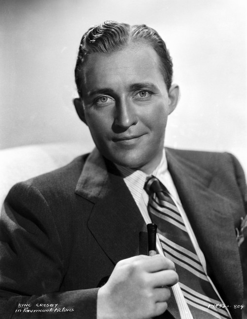 Bing Crosby Posed wearing Formal Suit Portrait with White Background Photo Print - Item # VARCEL688829