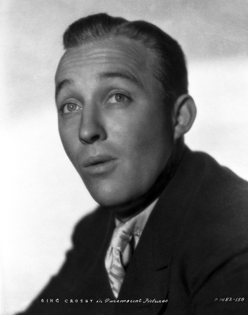 Bing Crosby Looking Up wearing Tuxedo Close Up Portrait Photo Print - Item # VARCEL688838