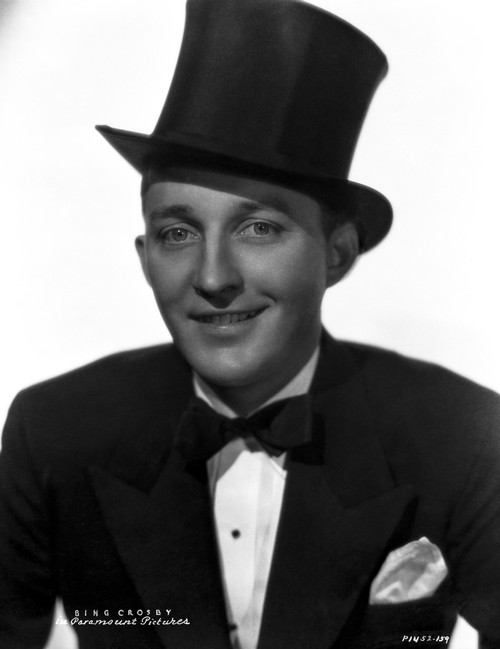Bing Crosby smiling in Tuxedo with Magician Hat Portrait with White Background Photo Print - Item # VARCEL688840