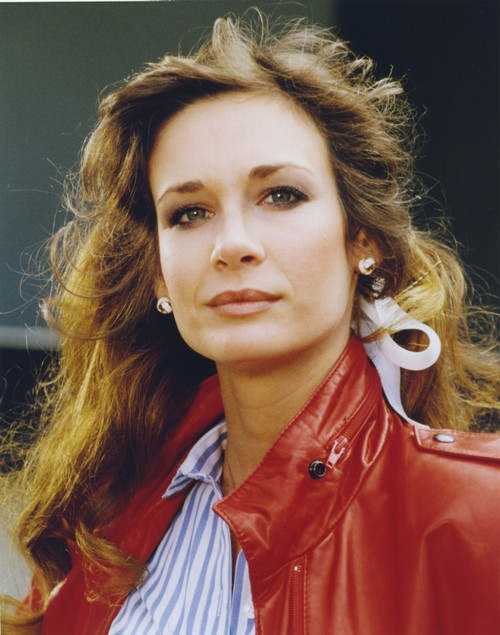 Mary Crosby Portrait wearing Red Jacket Photo Print - Item # VARCEL688885