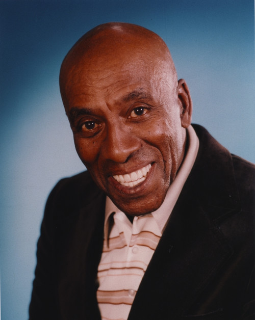 Scatman Crothers Portrait in Brown Stripes Polo Shirt Photo Print - Item # VARCEL688890