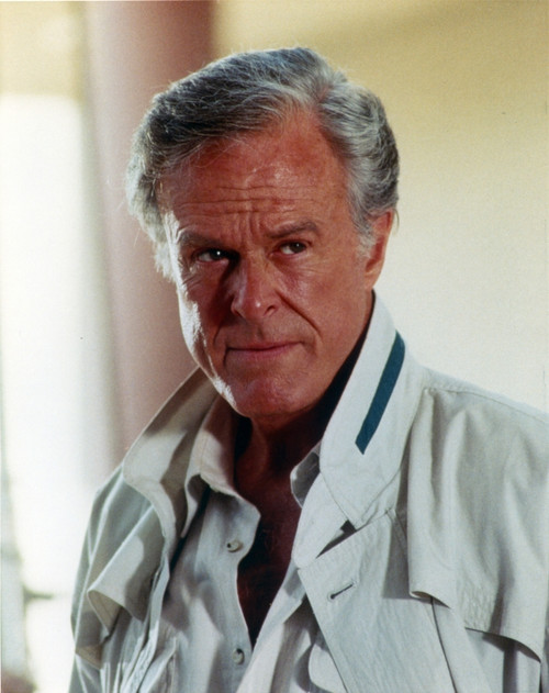Robert Culp Portrait in White Polo Photo Print - Item # VARCEL688906