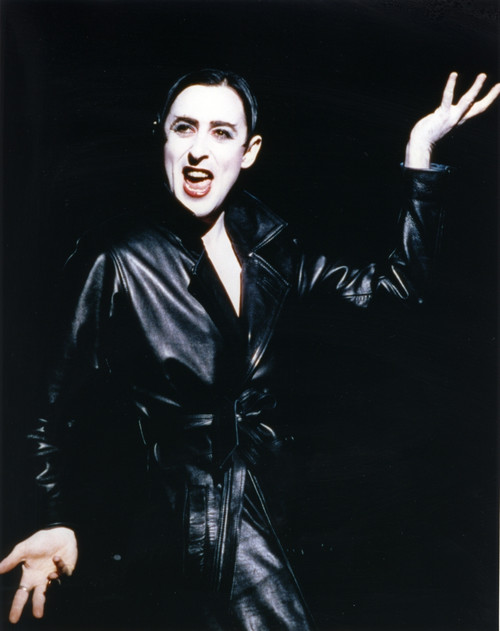 Alan Posed in Black Dress in a Portrait in Classic Photo Print - Item # VARCEL688907