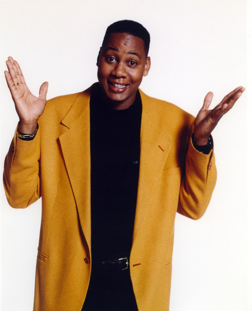 Mark Curry Posed in Brown Coat Photo Print - Item # VARCEL688911