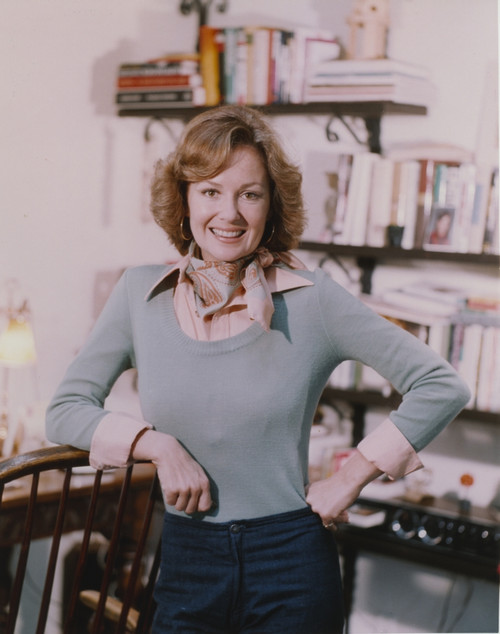 Shelley Fabares Posed in wearing Gray Sweater Photo Print - Item # VARCEL688942
