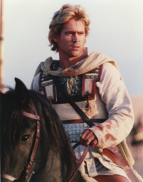 Colin Farrell Riding Horse in Warrior Outfit Portrait Photo Print - Item # VARCEL689019