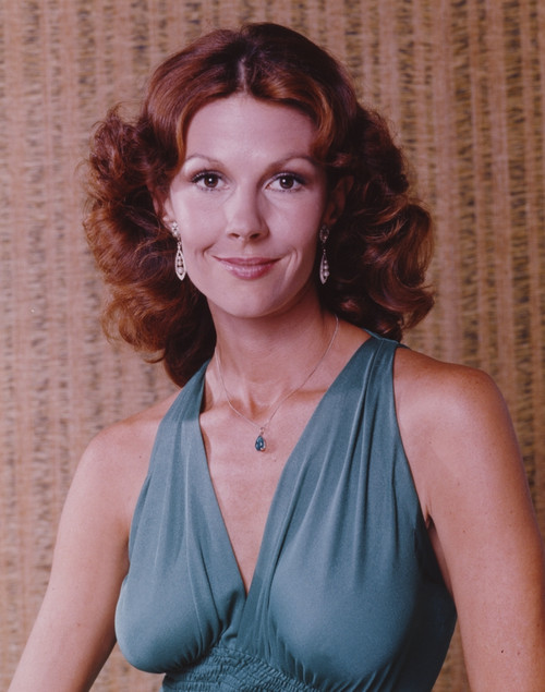 Melinda Fee in Blue Dress Portrait Photo Print - Item # VARCEL689065