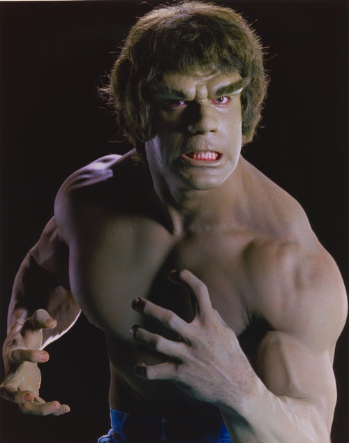 Lou Ferrigno Posed as Hulk with Black Background Photo Print - Item # VARCEL689077