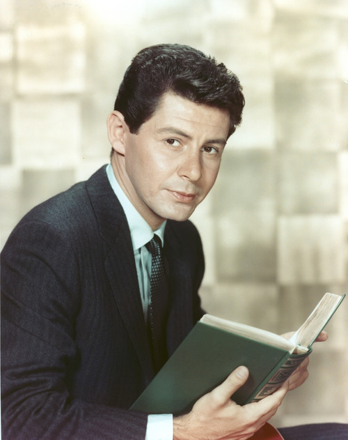Eddie Fisher Reading Book in Tuxedo Portrait Photo Print - Item # VARCEL689108