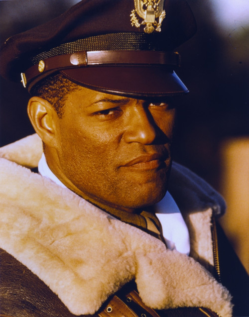 Laurence Fishburne in Fur Coat with Army Cap Portrait Photo Print - Item # VARCEL689103