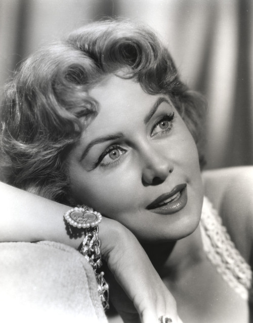 Rhonda Fleming Looking Up Portrait Photo Print - Item # VARCEL689160