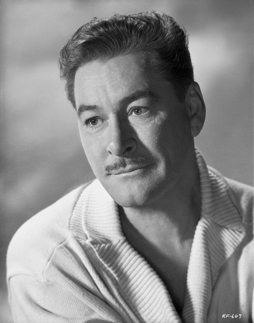 Errol Flynn Portrait in Black and White Photo Print - Item # VARCEL689181