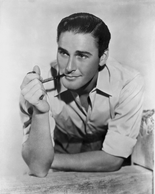 Errol Flynn Leaning Portrait Photo Print - Item # VARCEL689178