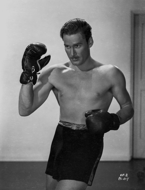 Errol Flynn Posed in Boxer Outfit Photo Print - Item # VARCEL689196