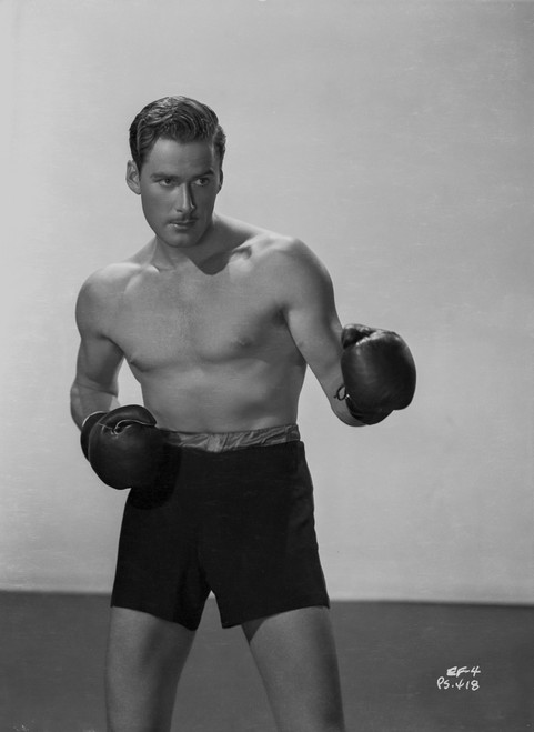 Errol Flynn Portrait in Boxer Attire Photo Print - Item # VARCEL689189