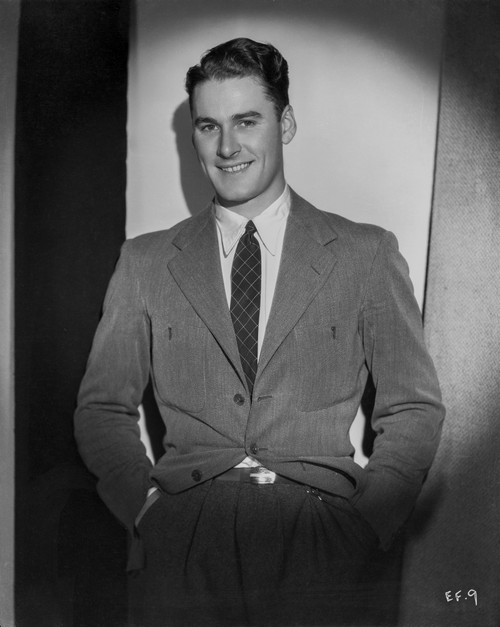 Errol Flynn smiling Portrait Photo Print - Item # VARCEL689225