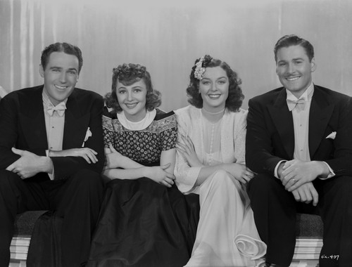 Errol Flynn Group Seated in Classic Photo Print - Item # VARCEL689233