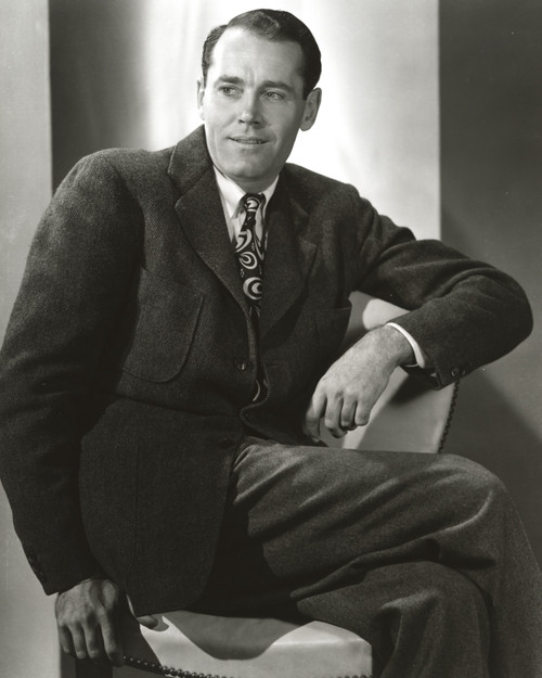 Henry Fonda Looking Side Ways with a Daring Smile Photo Print - Item # VARCEL689268