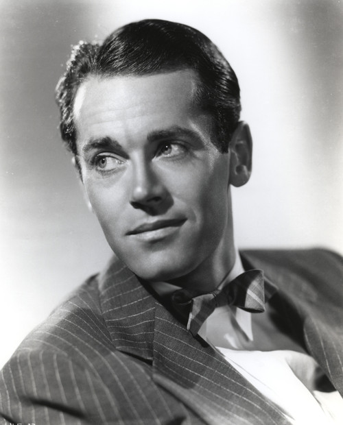 Henry Fonda wearing a Printed Suit and Bowtie Photo Print - Item # VARCEL689301