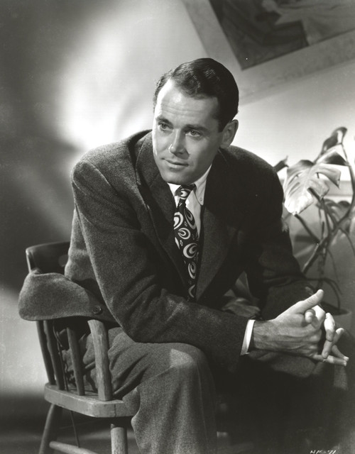 Henry Fonda sitting on a Chair with a Handsome Pose Photo Print - Item # VARCEL689293