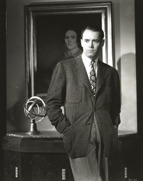 Henry Fonda wearing a Black Suit and Printed Tie Photo Print - Item # VARCEL689312