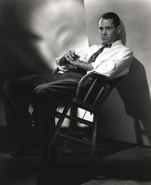Henry Fonda sitting and Leaning Portrait Photo Print - Item # VARCEL689316