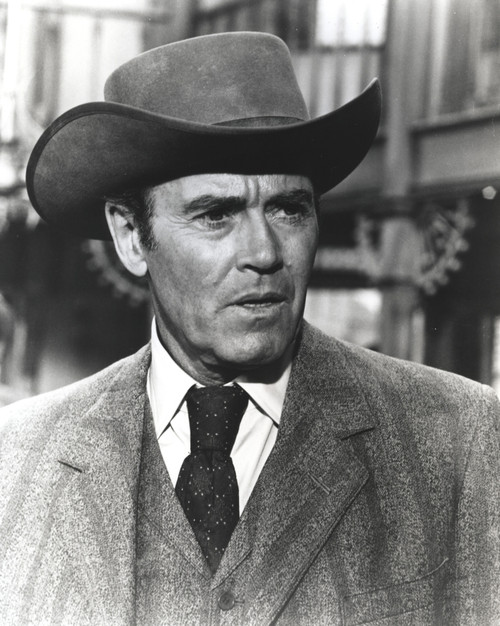 Henry Fonda in a Suit, Coat and Tie with Hat Photo Print - Item # VARCEL689324