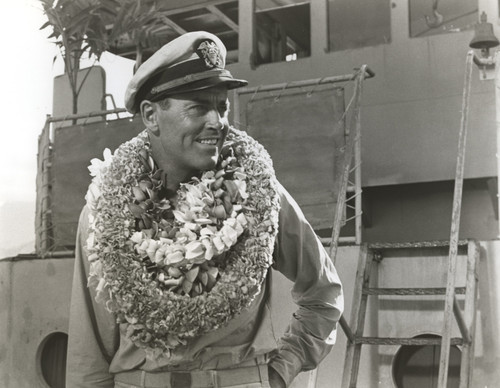 Henry Fonda Garland on Neck Photo Print - Item # VARCEL689325