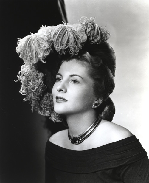 Joan Fontaine Looking up on a Side Way Pose Photo Print - Item # VARCEL689341