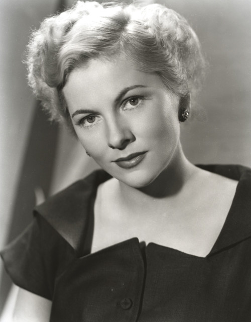 Joan Fontaine wearing a Black Blouse in a Close Up Portrait Photo Print - Item # VARCEL689358