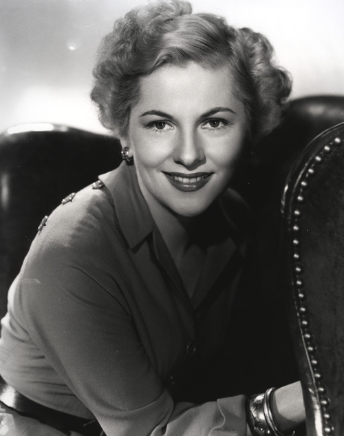Joan Fontaine wearing a Wrap Dress in Portrait Photo Print - Item # VARCEL689360