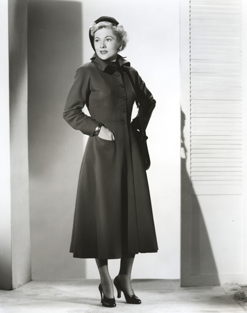 Joan Fontaine on a Long Sleeve Dress Portrait Photo Print - Item # VARCEL689392