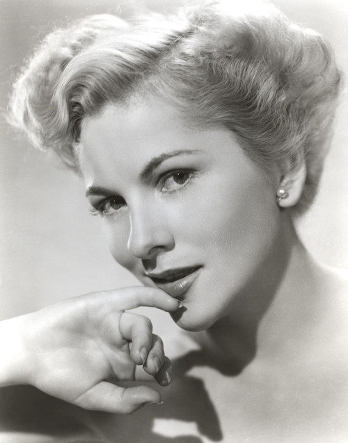 Joan Fontaine Sticking Her Little Finger in Her Lips Close Up Portrait Photo Print - Item # VARCEL689387