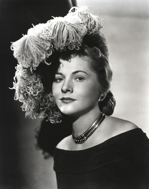 Joan Fontaine wearing a Detailed Hat in Portrait Photo Print - Item # VARCEL689399