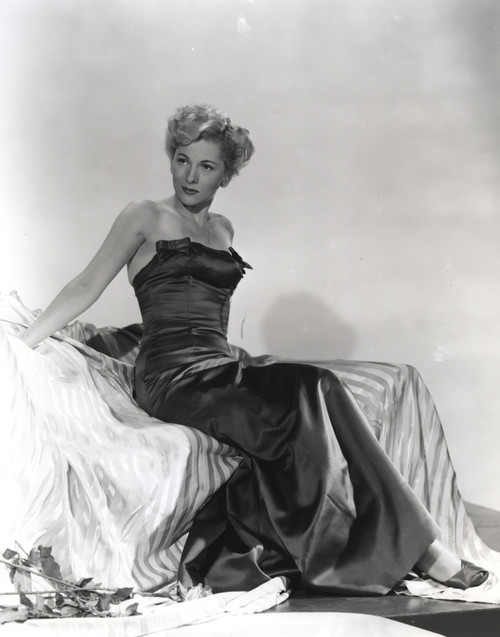 Joan Fontaine wearing Black Gown Photo Print - Item # VARCEL689400