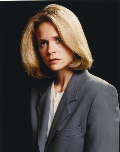 Lindsay Frost in Office Outfit Black Background Portrait Photo Print - Item # VARCEL689520