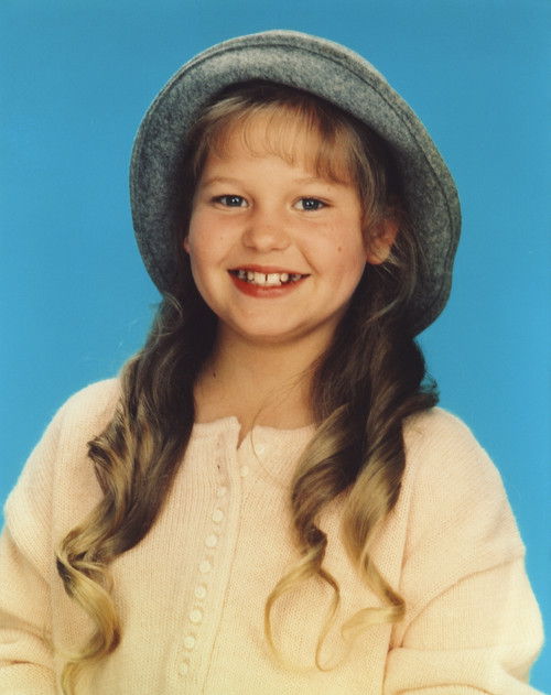 Full House smiling in Blue Background Portrait Photo Print - Item # VARCEL689528