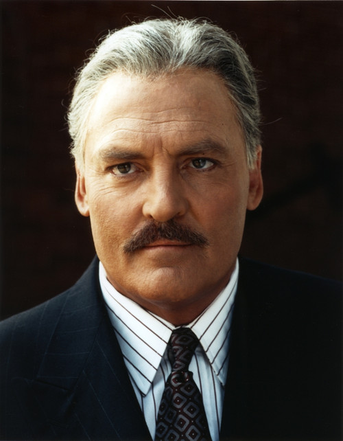 Stacy Keach Posed in Black Background Portrait wearing Tuxedo Photo Print - Item # VARCEL689567