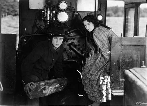Buster Keaton and Marion Mack in The General Photo Print - Item # VARCEL689570