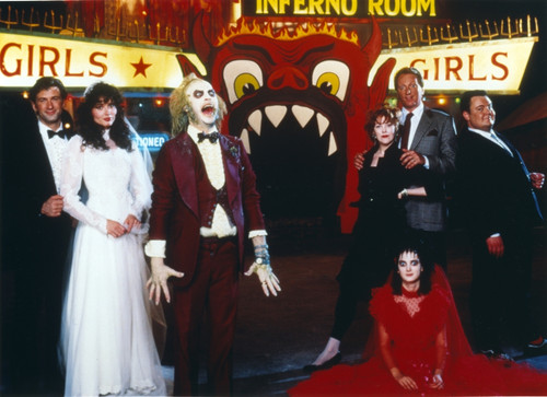Michael Keaton at A Halloween Party Photo Print - Item # VARCEL689576