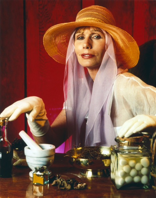 Sally Kellerman posed in Hat with Veil Photo Print - Item # VARCEL689590