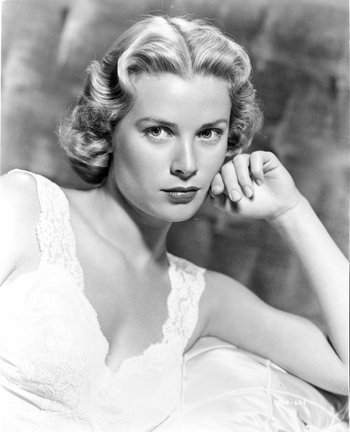 Grace Kelly wearing a fur stole Photo Print - Item # VARCEL689619