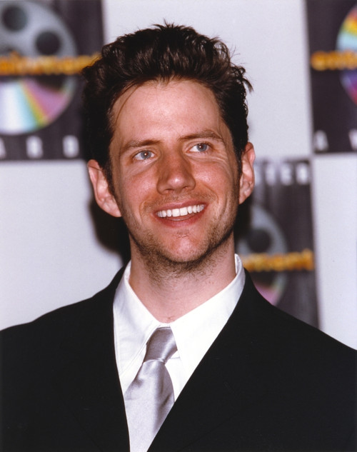 Jamie Kennedy Close Up Portrait in Black Velvet Suit and Silver Grey Silk Necktie Photo Print - Item # VARCEL689635