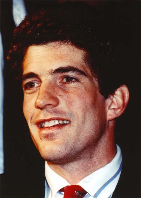 John Kennedy wearing a Black Suit in a Close Up Portrait Photo Print - Item # VARCEL689637