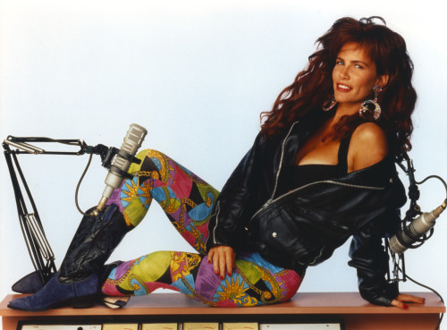 Tawny Kitaen Portrait in Black Long Sleeve Shirt Photo Print - Item # VARCEL689700