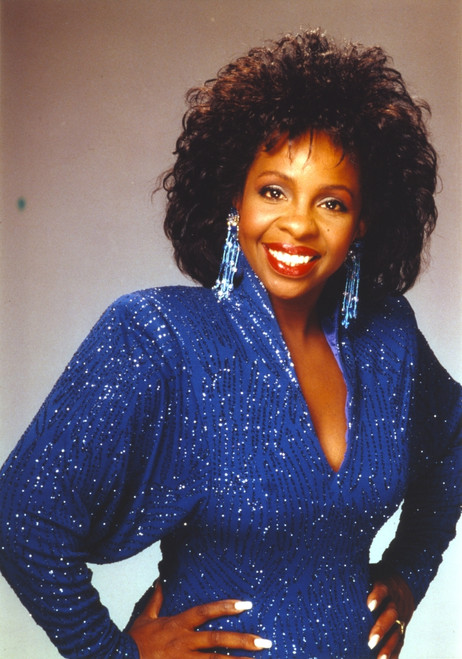 Gladys Knight in Sparkling Blue Dress Photo Print - Item # VARCEL689709